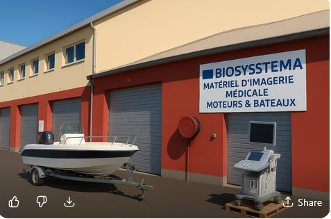 Imagerie  Médical /Moteur bateau hors bord